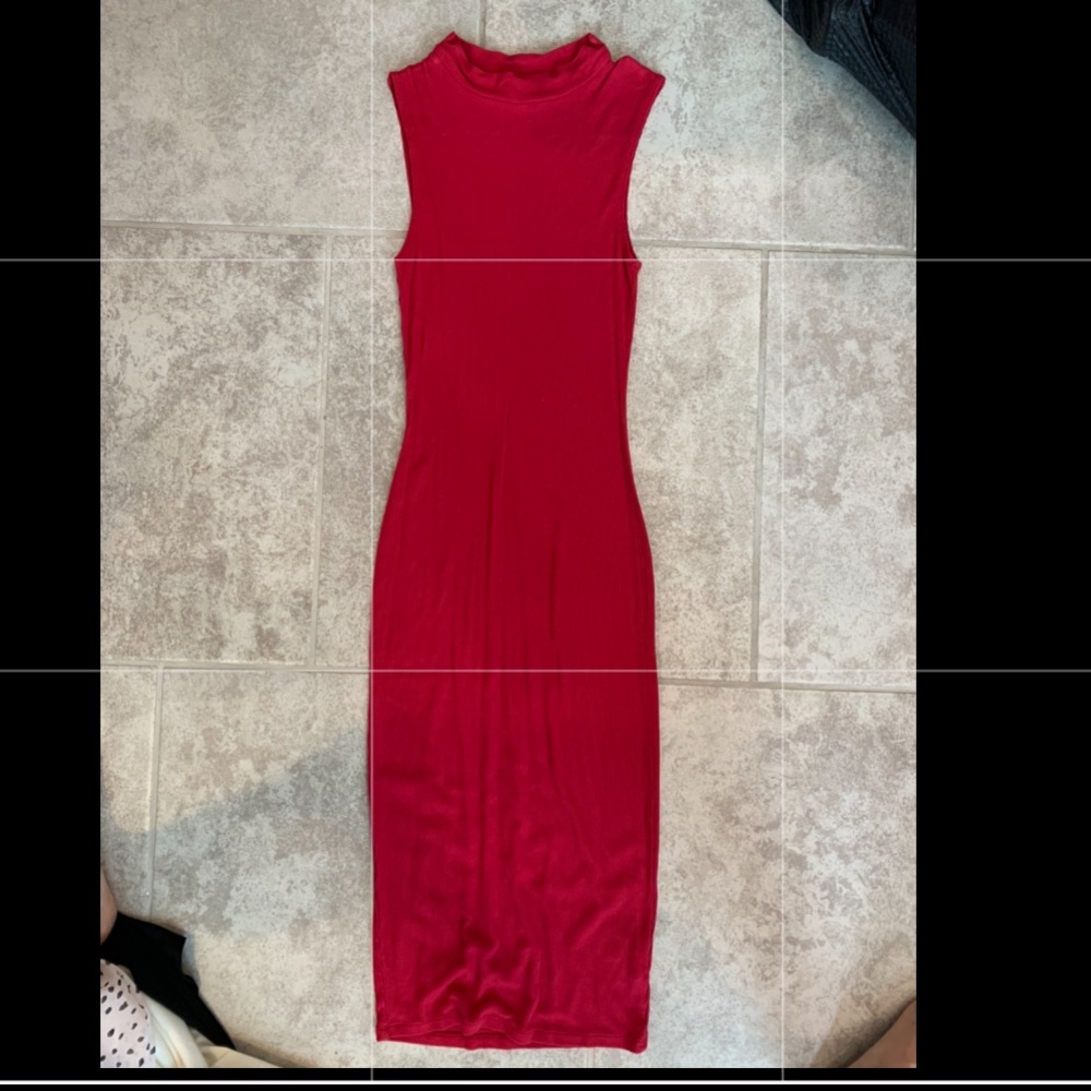 (Sorry for the bad crop job) Red Long dress
